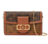 Dauphine Chain Wallet, &pound;1,400, Handbags, Brown, Canvas, Front view